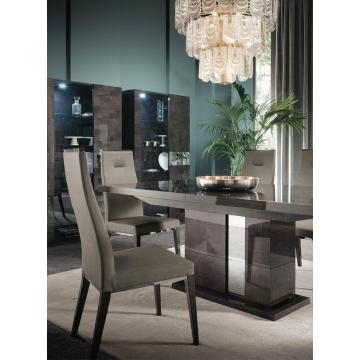 ALF Italia Extendable Dining Table High Gloss Veneer Birch 210cm