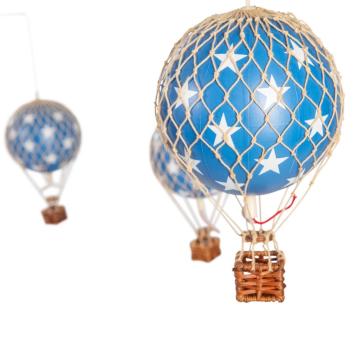 Hot Air Balloon Mobile Blue Stars