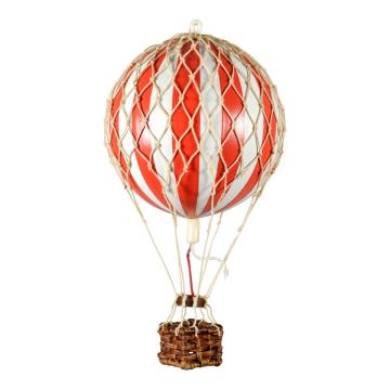 Floating The Skies Hot Air Balloon Small, Red/White