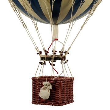 Royal Aero  Large Hot Air Balloon, Navy Blue/Ivory
