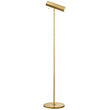 Lancelot Pivoting Floor Lamp | Antique Brass