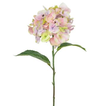 Artificial Hydrangea Pink Height 58cm