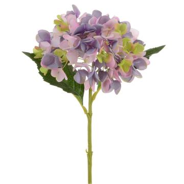 Artificial Hydrangea Stem Purple Height 58cm