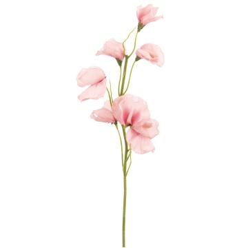 Artificial Sweet Pea Flowers Pink H45cm
