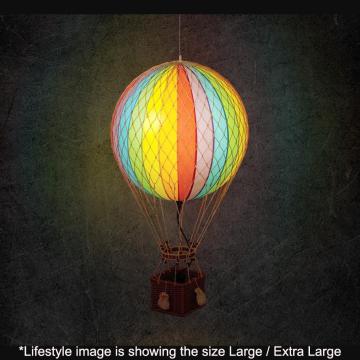 Jules Verne Extra Large LED Balloon Rainbow