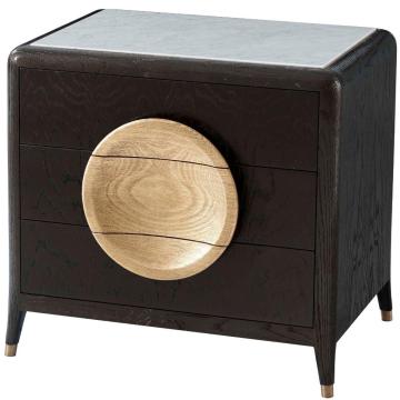 Collins Bedside Chest with Marble Top