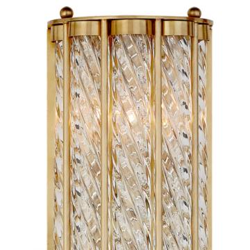 Eaton Linear Wall Light | Antique Brass