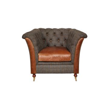 Granby Harris Tweed Armchair