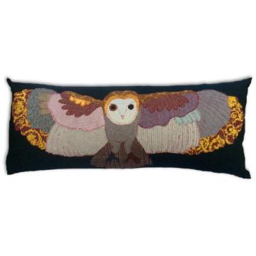 Carola Van Dyke Cushion Flying Owl 