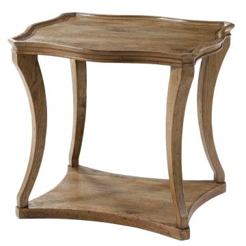 Serpentine Side Table Ennis in Echo Oak