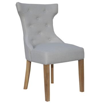 Canterbury Natural Winged Dining Chair with Metal Ring