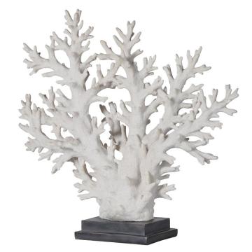 Coral Tree Ornament in White