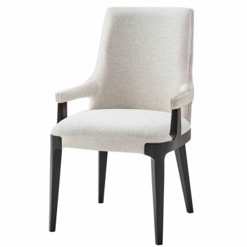 Dayton Dining Chair with Arms in Matrix Marble