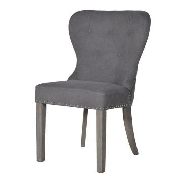 Pavilion Chic Dining Chair Sameer with Grey Button Back
