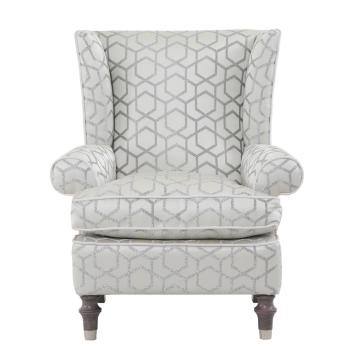Harvard Wing Chair in Fitzgerald Champagne
