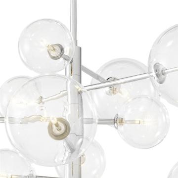 Eichholtz Chandelier Argento in Silver Nickel - Small