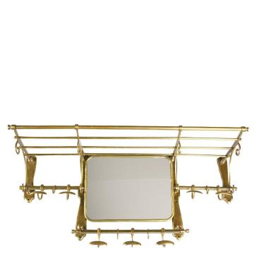 Eichholtz Coatrack Old French with Mirror - Antique Brass Finish