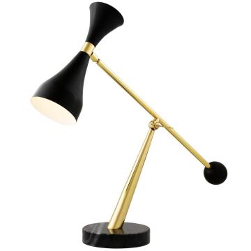 Eichholtz Desk Lamp Cordero Marble base - Brass & Black finish
