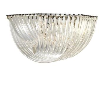 Eichholtz Flush Ceiling Light Hyeres in Clear Acrylic