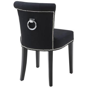 Eichholtz Dining Chair Key Largo black linen