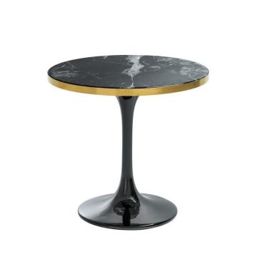 Eichholtz Side Table Parme in Black Faux Marble