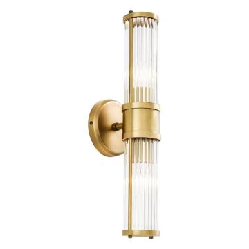 Eichholtz Wall Light Claridges Double - Antique Brass Finish
