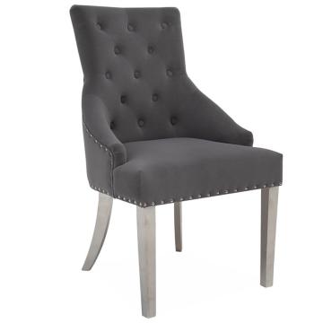 Estela Grey Knockerback Dining Chair