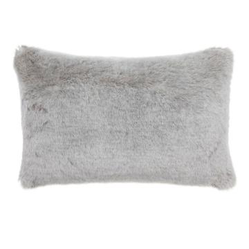 Eichholtz Scatter cushion Alaska faux fur light grey rect.
