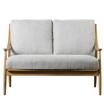 Millow 2 Seater Natural Linen Sofa