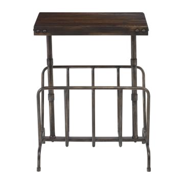  Sonora Industrial Magazine Accent Table