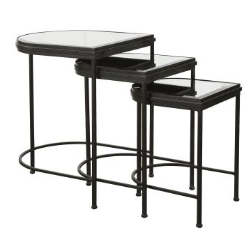  India Black Nesting Tables