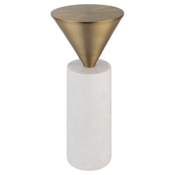  Top Hat Brass Drink Table