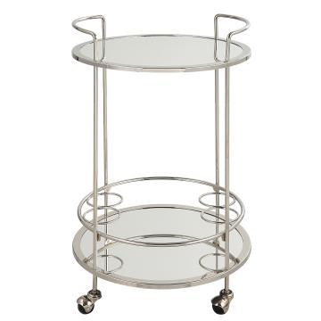  Spritz Chrome Bar Cart