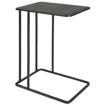  Cavern Stone & Iron Accent Table