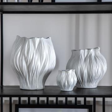 Aubrey Small White Vase