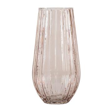 Emma Large Pink Glass Vase