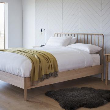 King Bed Frame Nordic in Oak