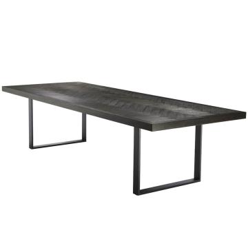 Large Dining Table Melchior in Charcoal