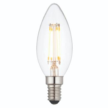 E14 LED Filament Candle Bulb Clear