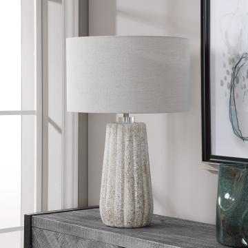  Pikes Stone-Ivory Table Lamp