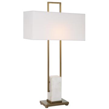  Column White Marble Table Lamp