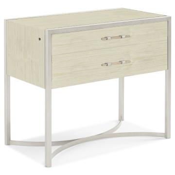 ReMix Large Bedside Table in Pearl