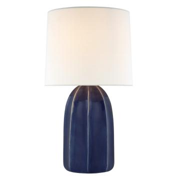 Melanie Large Table Lamp | Frosted Medium Blue
