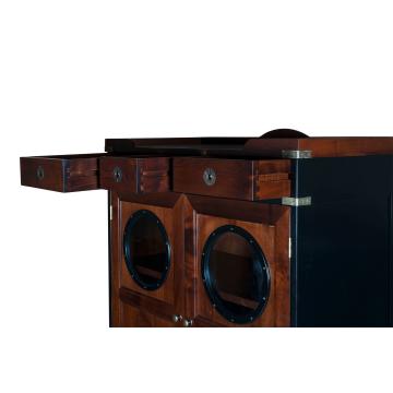 Porthole Wooden Cabinet