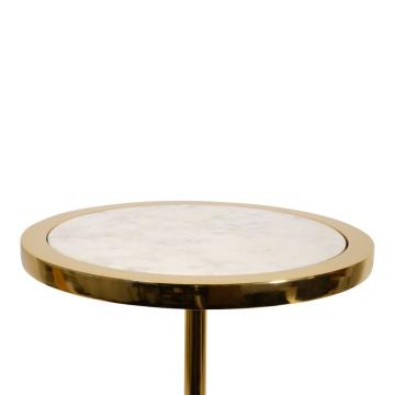 Cocktail Side Table, Gold