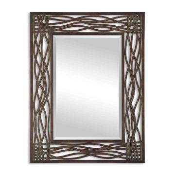  Dorigrass Brown Metal Mirror