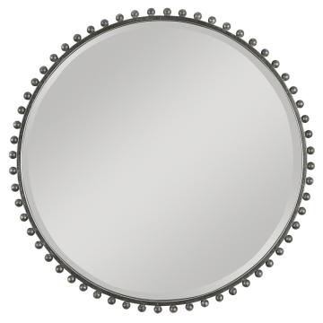  Taza Round Iron Mirror