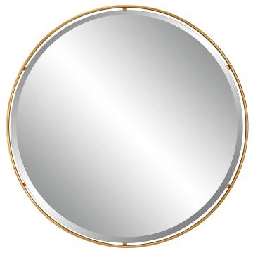  Canillo Gold Round Mirror