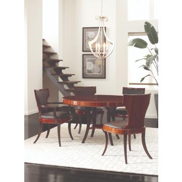 Round Dining Table Rosewood - High Lustre