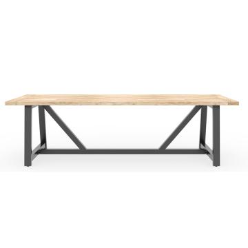 Noah 260cm Outdoor Dining Table with Anthracite Base